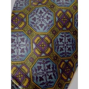 Liberty of London Necktie Purple Geometric Tie